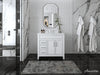 Aspen luxury bathroom vanity with Italian Carrara marble countertop and soft-close drawers ANCERRE DESIGN