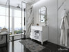 Aspen luxury bathroom vanity with Italian Carrara marble countertop and soft-close drawers ANCERRE DESIGN