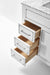 Aspen luxury bathroom vanity with Italian Carrara marble countertop and soft-close drawers ANCERRE DESIGN