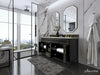Aspen luxury bathroom vanity with Italian Carrara marble countertop and soft-close drawers ANCERRE DESIGN