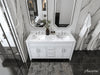 Aspen luxury bathroom vanity with Italian Carrara marble countertop and soft-close drawers ANCERRE DESIGN